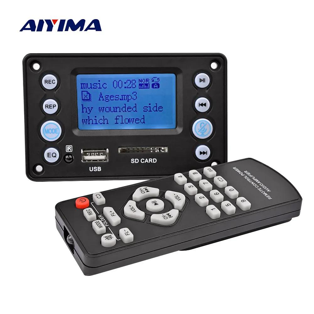 AIYIMA-5V LCD MP3 ڴ DAC   ű, APE FLAC WMA WAV ڴ ,   ÷ 